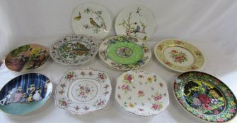 Assorted plates inc Royal Doulton and Maling