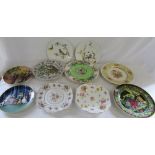 Assorted plates inc Royal Doulton and Maling