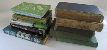 Assorted golfing books inc The modern golfer,