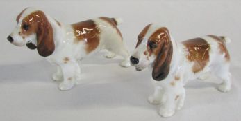 2 Royal Doulton springer spaniels HN 1037