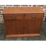 Small mahogany sideboard H74cm W95cm