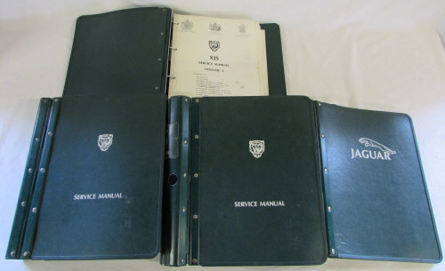 4 volumes of Jaguar XJS service manuals
