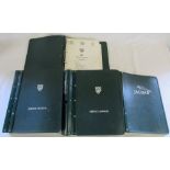 4 volumes of Jaguar XJS service manuals