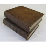 2 volumes of the Exposition of all the books of the old and new testaments by Matthew Henry 1804