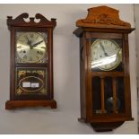 2 wall clocks