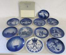 Selection of Royal Copenhagen plates