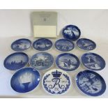 Selection of Royal Copenhagen plates