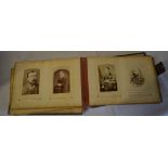 Victorian/Early 1900s photo album (damage to spine - AF)