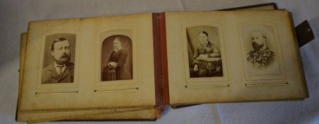 Victorian/Early 1900s photo album (damage to spine - AF)