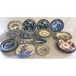 Various 19th & 20th century ceramic tableware,