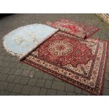 3 rugs inc Beloutch 100% wool rug 170 cm x 240 cm
