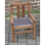 Arts & Crafts style childs chair