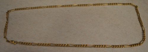 9ct gold necklace,