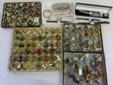 Quantity of costume jewellery and watches inc Wedgwood pendant