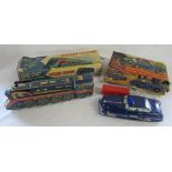 Welsotoys battery operated remote control police car & RHI Golden falcon tinplate train