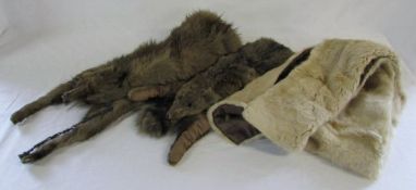 Vintage fur stoles