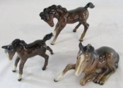 3 Beswick foals inc 915