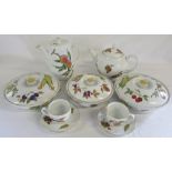 Royal Worcester Evesham part dinner/tea service