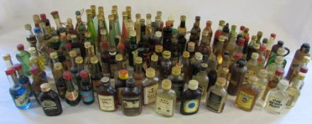 Quantity of alcoholic miniatures inc Bols,