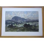 Pastel drawing by Aubrey R Phillips 'Evening Cader Idris' 68 cm x 49 cm