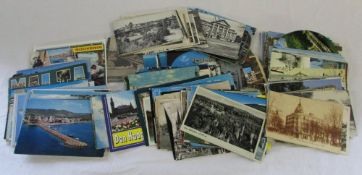 Approx 200 European topographical postcards