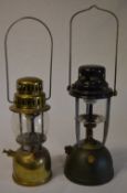 A rare Swedish Optimus 930 paraffin lantern fitted with Optimus glass globe and one other lantern