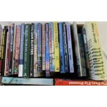Box of aviation and military books inc The Dam Busters, Fighter Command, The Lancaster Story,