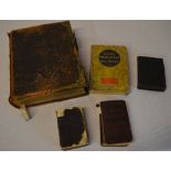 Large bible and 4 other books