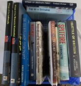 Assorted books hand signed by the author relating to aviation and military inc Captain Eric