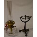 Small oil lamp and a Griffin,