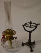 Small oil lamp and a Griffin,