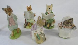 Assorted Beatrix Potter figurines inc Beswick,