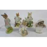 Assorted Beatrix Potter figurines inc Beswick,