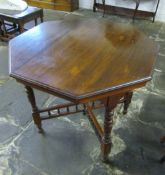 Victorian octagonal occasional table