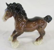 Beswick cantering shire horse