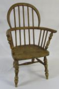 Child's hoop back windsor chair H 27" W 15"