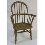 Child's hoop back windsor chair H 27" W 15"