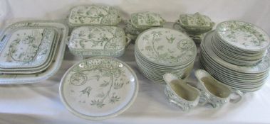 Victorian part dinner service c.1883 by E.