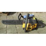 McCulloch Mac 338 petrol chainsaw with 2 chains