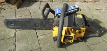 McCulloch Mac 338 petrol chainsaw with 2 chains