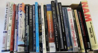 Assorted books relating to aviation and military inc Britain's aviation history,