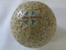 Early 20th century 'Spalding' golf ball