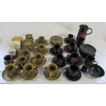 Selection of pottery part tea sets inc Alvingham