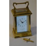 Wm Widdop carriage clock