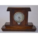 A custom made mantle clock with Smiths movement originally taken from a Austin 7