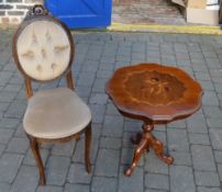 Small chair and occasional table