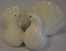 Lladro figure of a pair of turtle doves