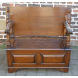 Oak monks bench