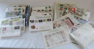 Selection of FDC's and loose stamps