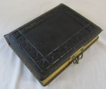 Victorian photograph album (empty)